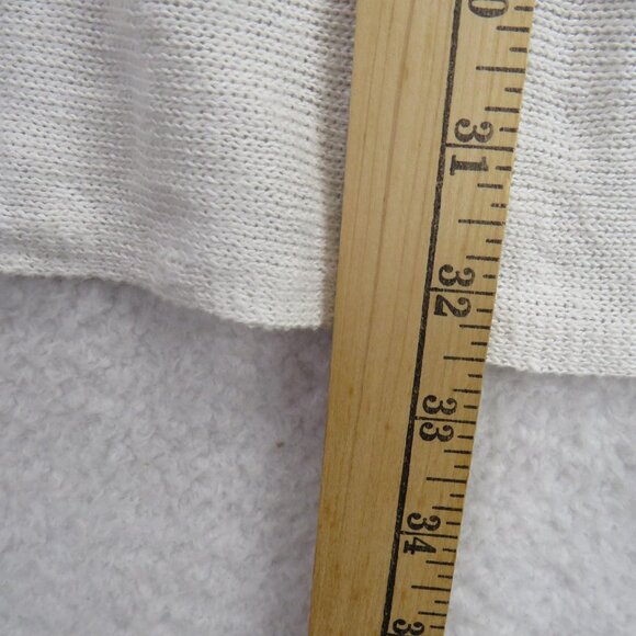 Eileen Fisher Sweater Womens Small Ivory Organic Linen Lightweight Pullover - Picture 7 of 7